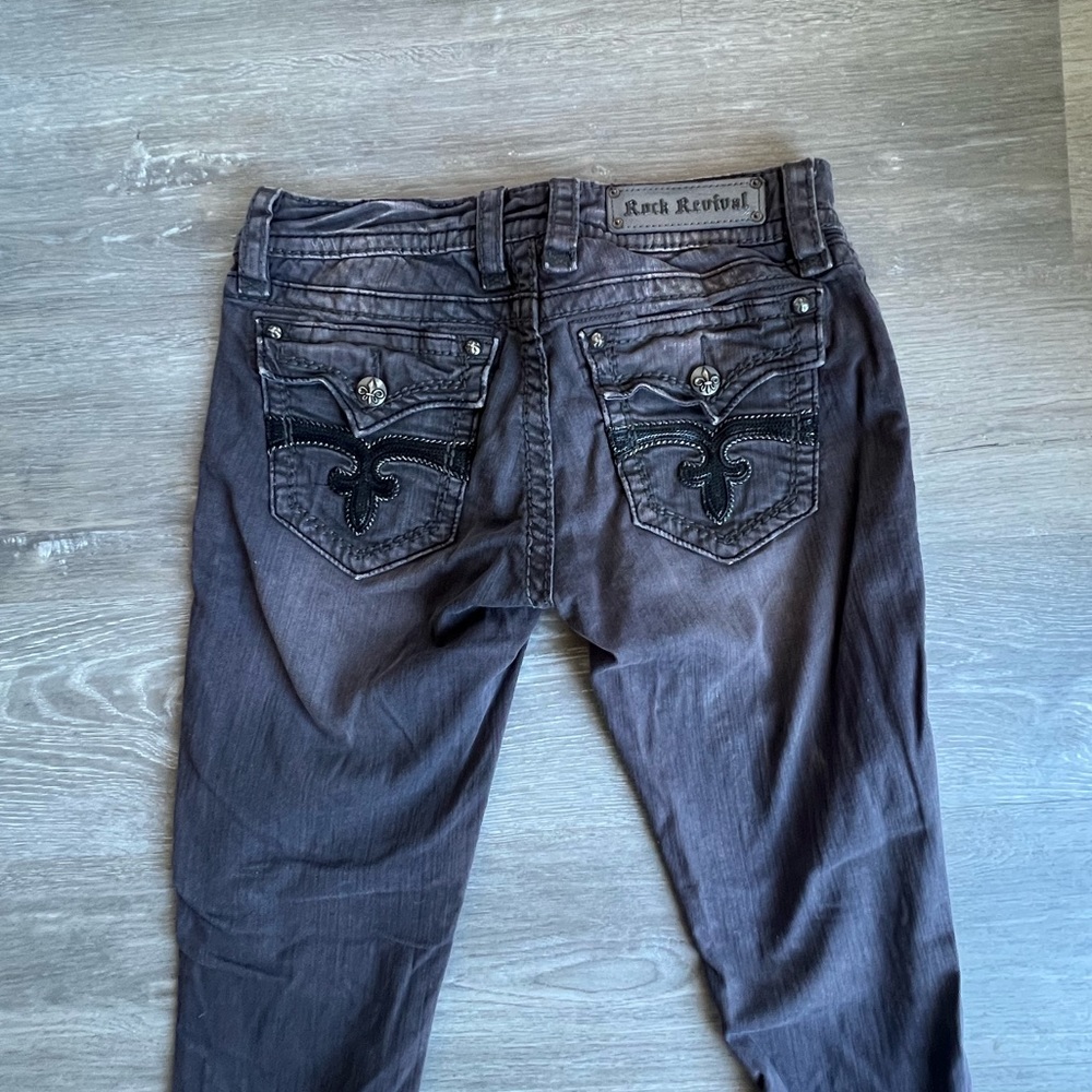 Rock Revival Grey Skinny Jeans